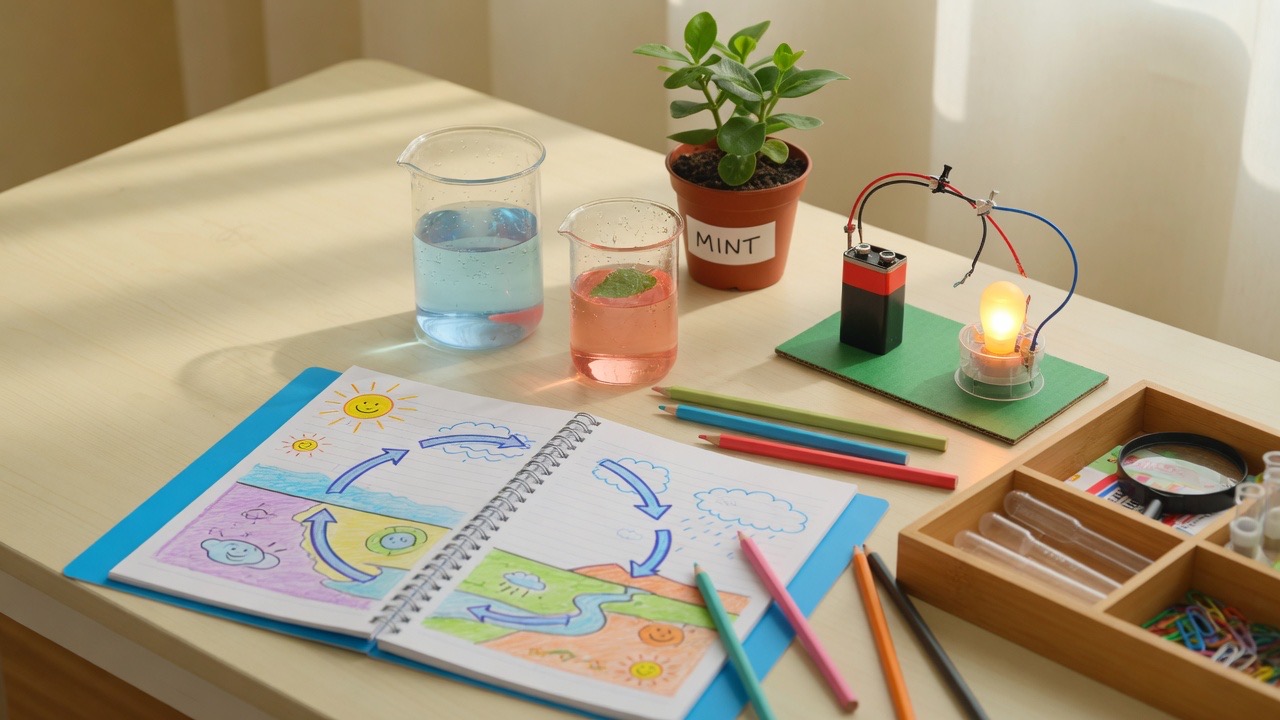 Hands-on science experiment materials